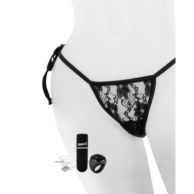 The Screaming O - My Secret Rechargeable Remote Control Panty Vibrator (Black) Lingerie (Vibration) Rechargeable Singapore