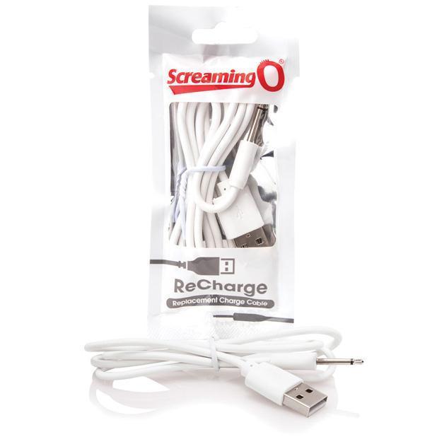 The Screaming O - Recharge Replacement Charging Cable (White) Novelties (Non Vibration) Singapore