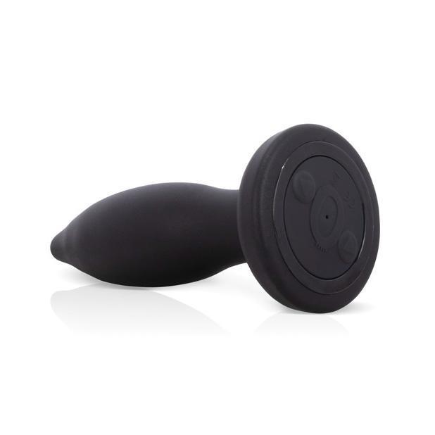 TheScreamingO - My Secret Remote Rechargeable Vibrating Anal Plug (Black) Remote Control Anal Plug (Vibration) Rechargeable Singapore