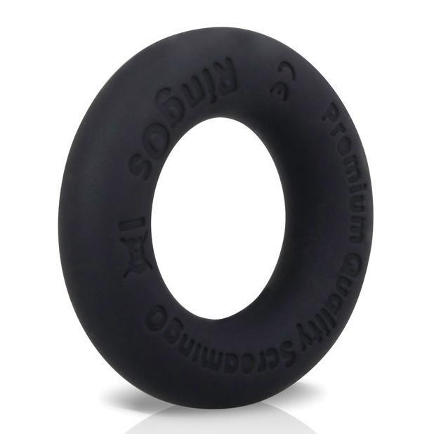 TheScreamingO - RingO Ritz Soft Silicone Cock Ring (Black) Silicone Cock Ring (Non Vibration) Singapore