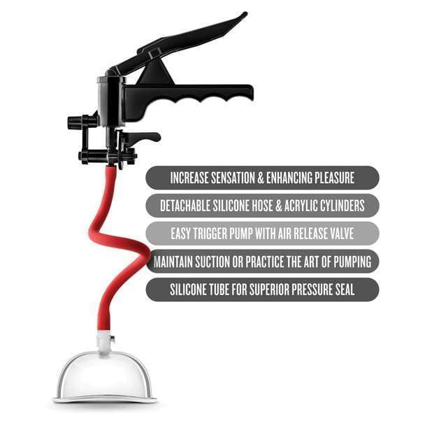 Blush Novelties - Temptasia Advanced Pussy Pump System (Black) Clitoral Pump (Non Vibration) 819835020516 CherryAffairs