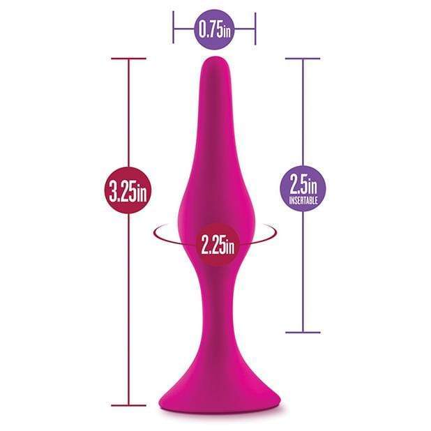 Blush Novelties - Luxe Beginner Anal Plug Small (Pink) Anal Plug (Non Vibration) 819835022800 CherryAffairs