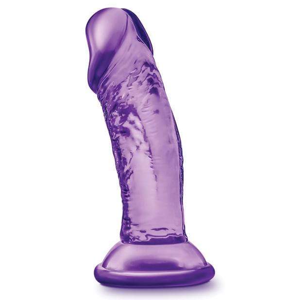Blush Novelties - B Yours Sweet n Small Dildo with Suction Cup 4" (Purple) Non Realistic Dildo with suction cup (Non Vibration)