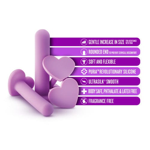 Blush Novelties - Wellness 4 Piece Vaginal Dilator Kit (Purple) Non Realistic Dildo w/o suction cup (Non Vibration) 622624459 CherryAffairs