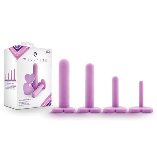 Blush Novelties - Wellness 4 Piece Vaginal Dilator Kit (Purple) Non Realistic Dildo w/o suction cup (Non Vibration) 622624459 CherryAffairs