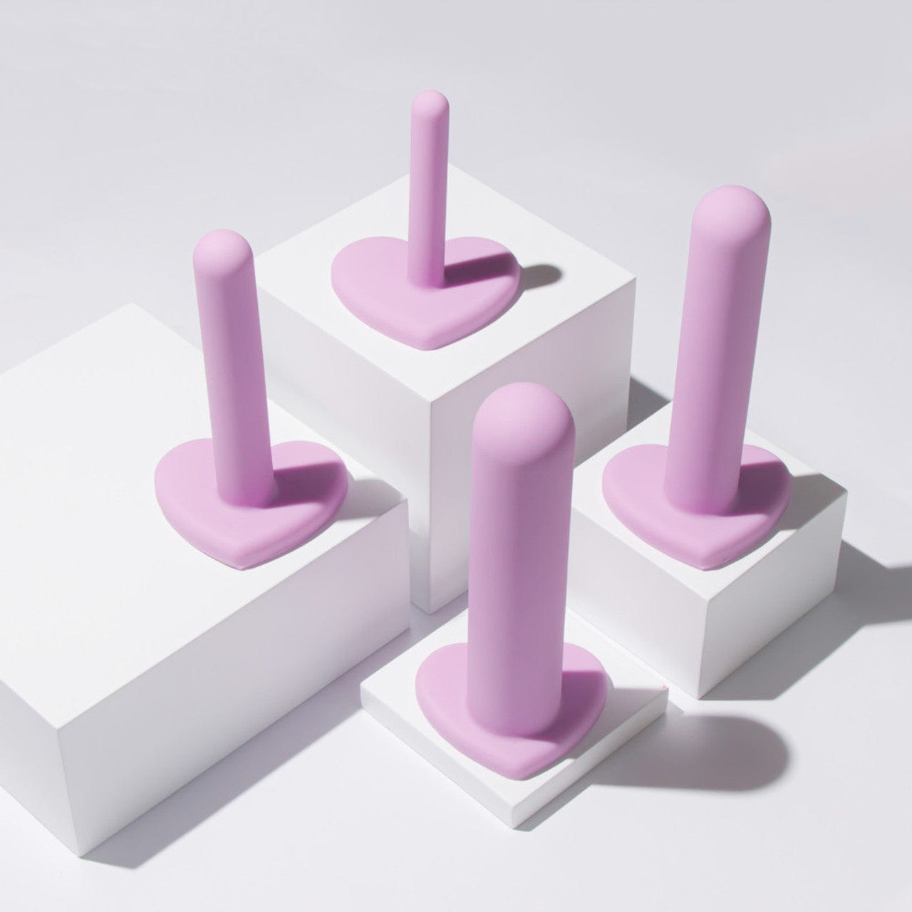 Blush Novelties - Wellness 4 Piece Vaginal Dilator Kit (Purple) Non Realistic Dildo w/o suction cup (Non Vibration) 622624459 CherryAffairs