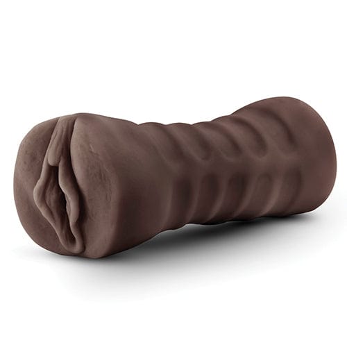 Blush Novelties - Hot Chocolate Alexis Vibrating Stroker Masturbator (Chocolate) Masturbator Vagina (Vibration) Non Rechargeable 622622602 CherryAffairs