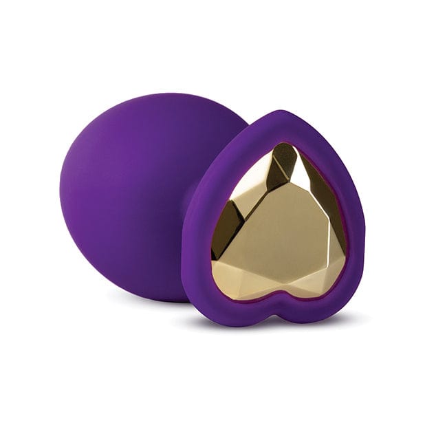 Blush Novelties - Temptasia Bling Anal Plug with Gem Small (Purple) Anal Plug (Non Vibration) 622629230 CherryAffairs