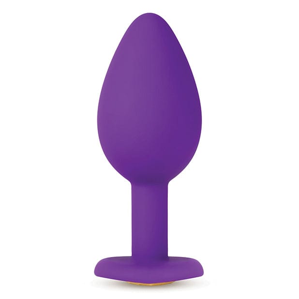 Blush Novelties - Temptasia Bling Anal Plug with Gem Small (Purple) Anal Plug (Non Vibration) 622629230 CherryAffairs