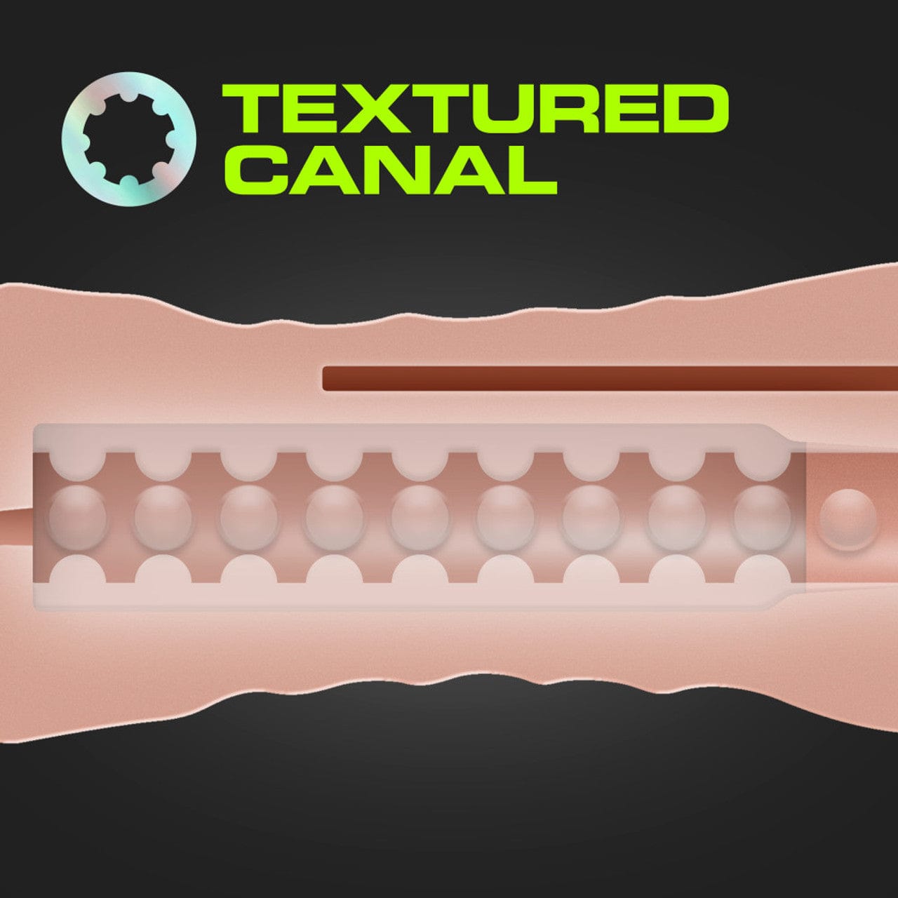 Blush Novelties - M for Men Self Lubricating Vibrating Stroker Masturbator Sleeve Kit (Beige) Masturbator Soft Stroker (Vibration) Non Rechargeable 622622987 CherryAffairs