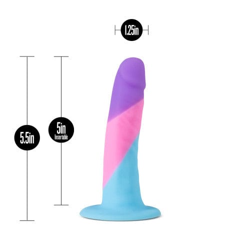 Blush Novelties - Avant D15 Vision of Love Silicone Realistic Dildo 5.5" (Multi Colour) Realistic Dildo with suction cup (Non Vibration) 622618048 CherryAffairs
