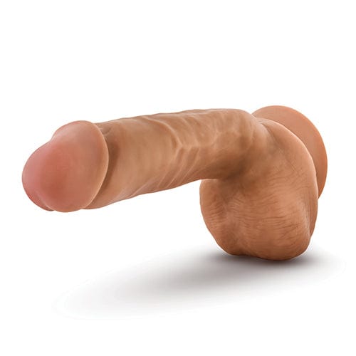 Blush Novelties - Loverboy The Mailman Realistic Dildo with Balls 8.5" (Mocha) Realistic Dildo with suction cup (Non Vibration) 622618368 CherryAffairs