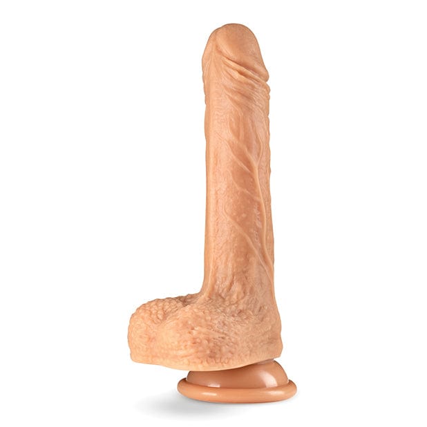 Blush Novelties - Dr Skin Silicone Dr Grey Thrusting Realistic Dildo with Balls 7" (Beige) Realistic Dildo with suction cup (Vibration) Rechargeable 622620496 CherryAffairs