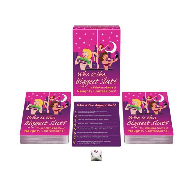 Kheper Games - Bride to Be's Who is the Biggest Slut Card Game (Pink) Games Durio Asia