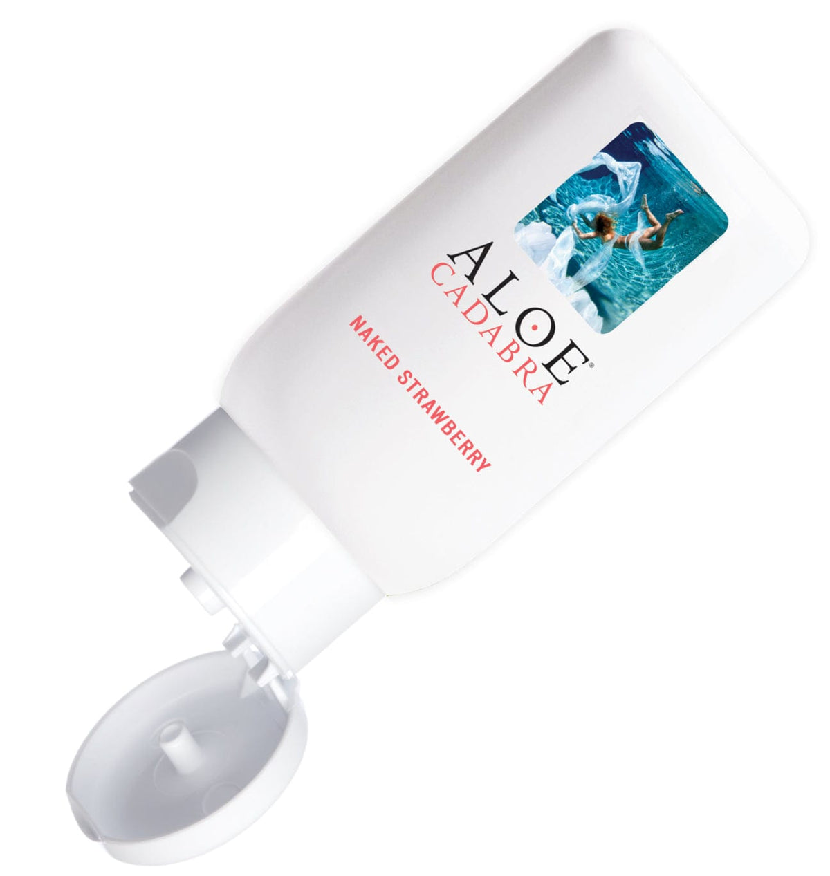 Aloe Cadabra - Organic Lubricant Flavored 2.5 oz (Naked Strawberry) Lube (Water Based) 826804000035 CherryAffairs