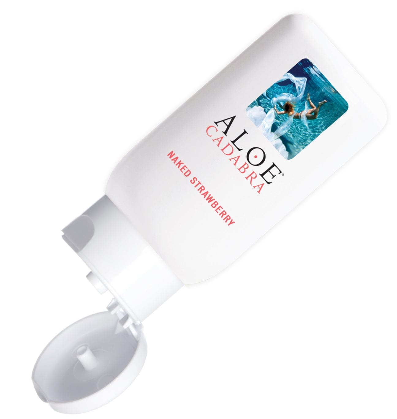 Aloe Cadabra - Organic Lubricant Flavored 2.5 oz (Naked Strawberry) Lube (Water Based) 826804000035 CherryAffairs