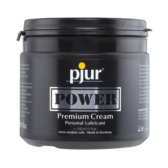 Pjur - Power Premium Cream Personal Lubricant 500 ml Lube (Silicone Based)