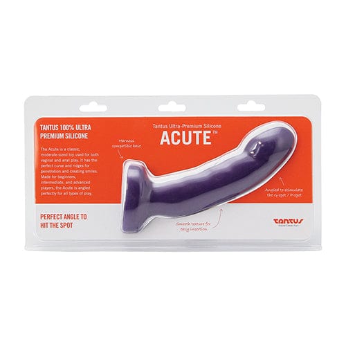 Tantus - Ultra Premium Silicone Acute Dildo (Lavender) Non Realistic Dildo with suction cup (Non Vibration) 626141979 CherryAffairs