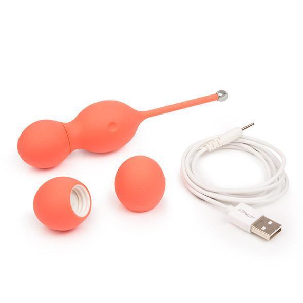 We-Vibe - Bloom Vibrating Kegel Balls (Orange) Remote Control Kegel Balls (Vibration) Rechargeable - CherryAffairs Singapore