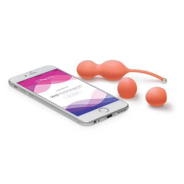We-Vibe - Bloom Vibrating Kegel Balls (Orange) Remote Control Kegel Balls (Vibration) Rechargeable - CherryAffairs Singapore