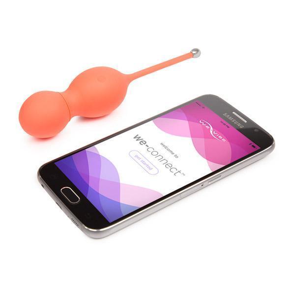 We-Vibe - Bloom Vibrating Kegel Balls (Orange) Remote Control Kegel Balls (Vibration) Rechargeable - CherryAffairs Singapore