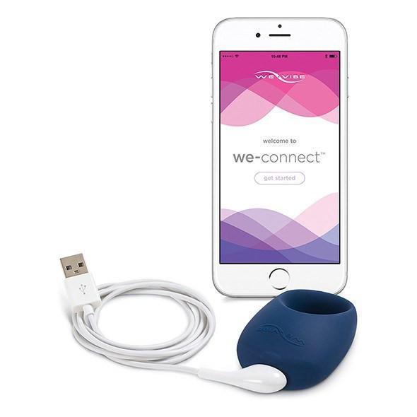 We-Vibe - Pivot Vibrating Cock Ring (Blue) Silicone Cock Ring (Vibration) Rechargeable - CherryAffairs Singapore