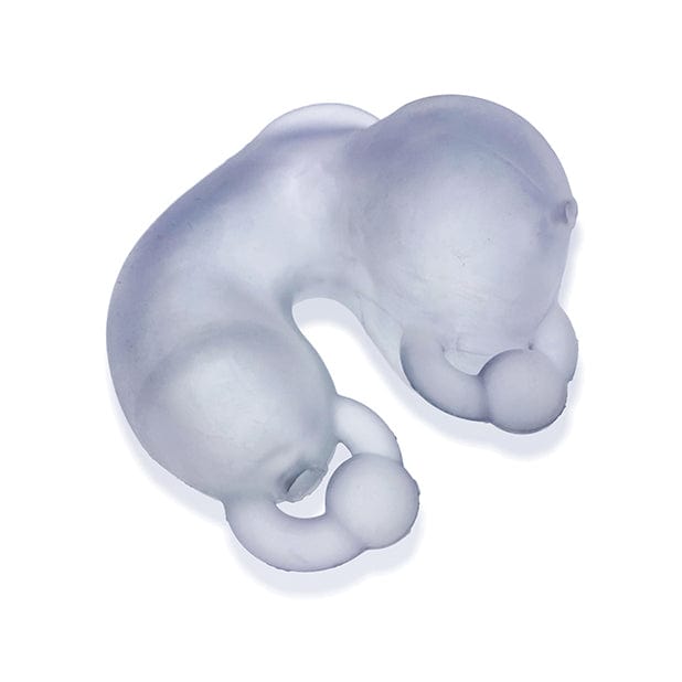 Oxballs - Meatlocker Full Cover Silicone Chastity Cage (White) Silicone Cock Cage (Non Vibration) 840215120502 CherryAffairs