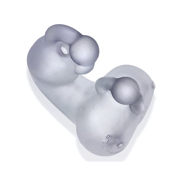 Oxballs - Meatlocker Full Cover Silicone Chastity Cage (White) Silicone Cock Cage (Non Vibration) 840215120502 CherryAffairs