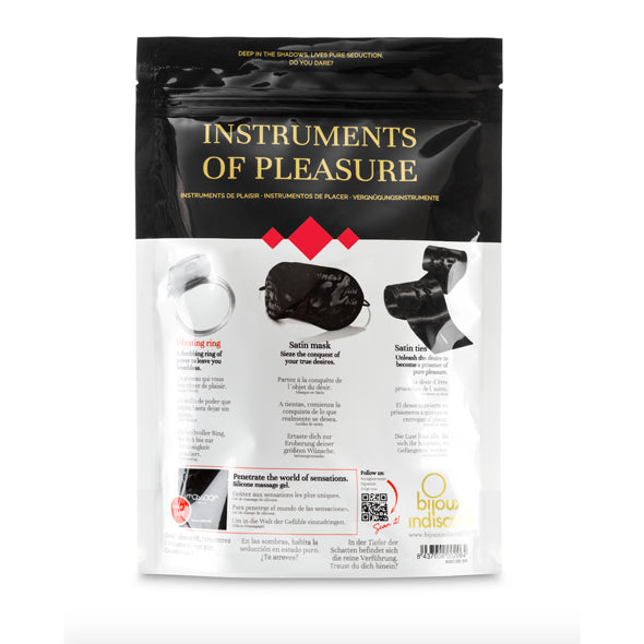 Bijoux Indiscrets - Instruments of Pleasure BDSM Set (Red) - Black - BDSM Set