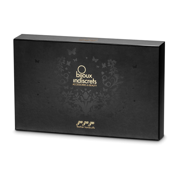 Bijoux Indiscrets - Za Za Zu Feather Handcuffs - BI1016 / Black - Hand/Leg Cuffs