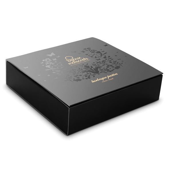 Bijoux Indiscrets - Burlesque Pasties (Black) - Black - Nipple Covers