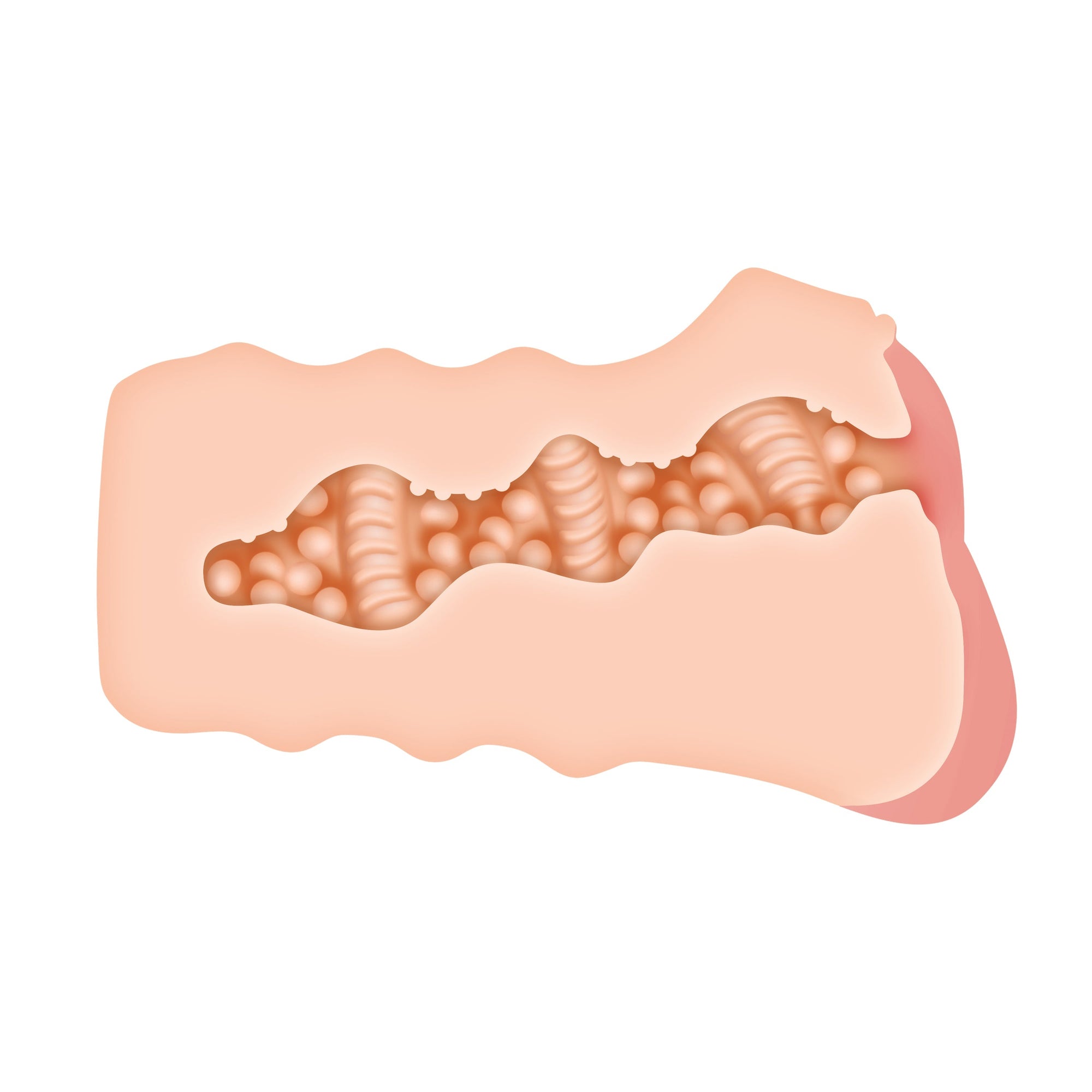 Zero Tolerance - Riley Reid Vagina Stroker Masturbator with Vibrating Cock Ring (Beige) - Beige - Masturbator Vagina