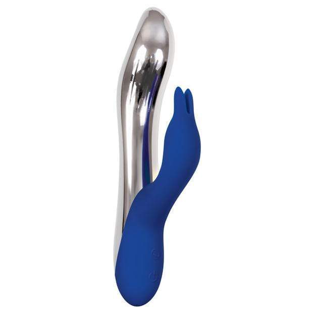 Evolved - Bunny Bright Light Up Metallic Vibrator (Blue) Rabbit Dildo (Vibration) Rechargeable 844477011868 CherryAffairs