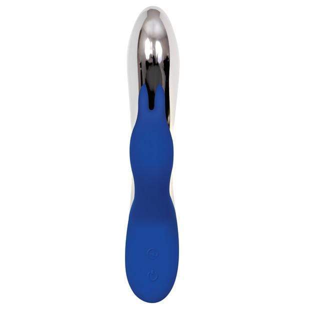 Evolved - Bunny Bright Light Up Metallic Vibrator (Blue) Rabbit Dildo (Vibration) Rechargeable 844477011868 CherryAffairs