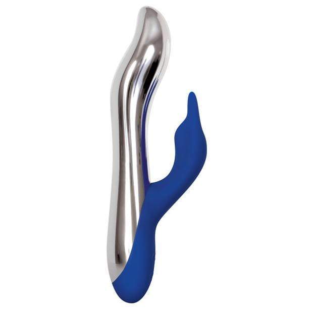 Evolved - Bunny Bright Light Up Metallic Vibrator (Blue) Rabbit Dildo (Vibration) Rechargeable 844477011868 CherryAffairs
