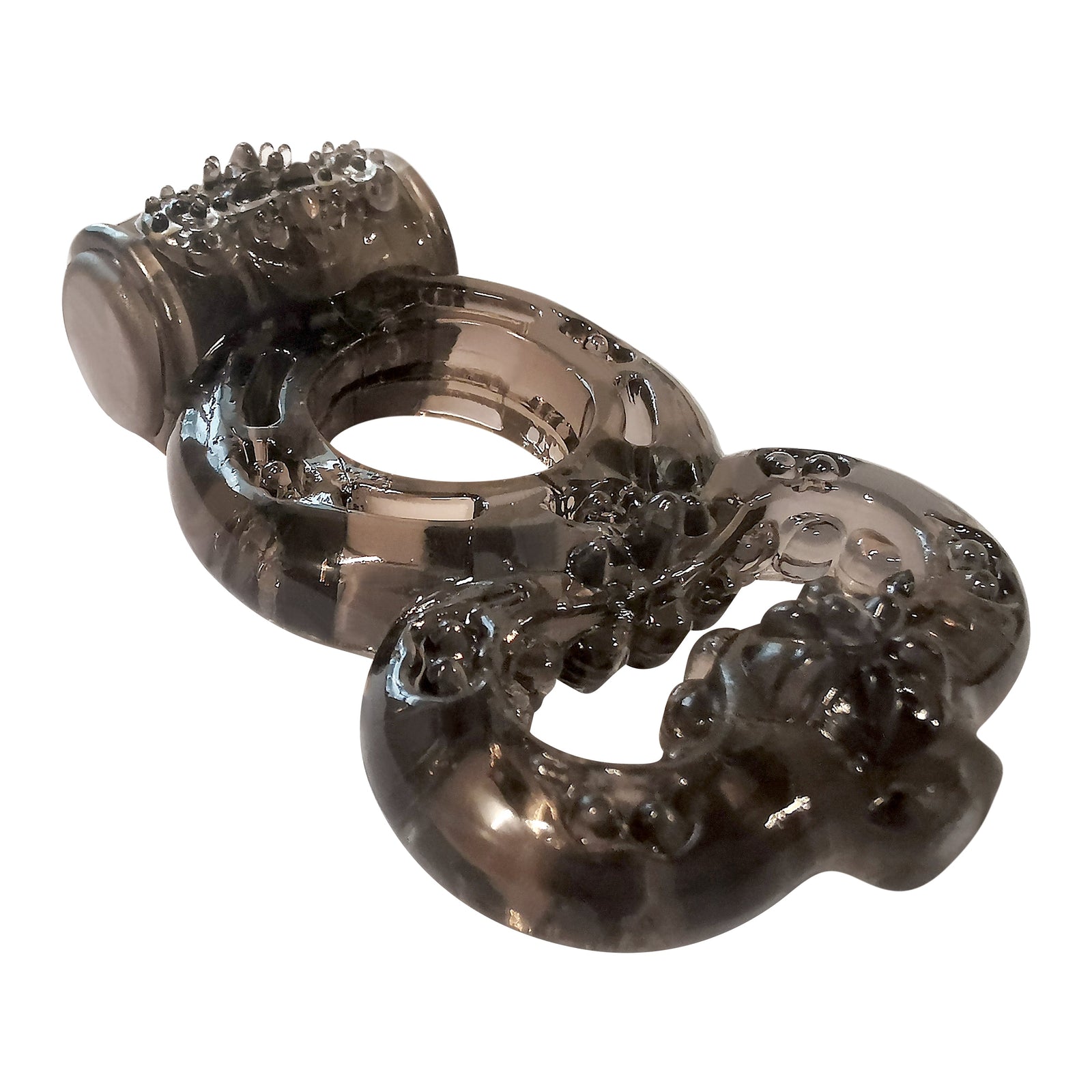 Zero Tolerance - The Vortex Soft Stroker with Vibrating Cock Ring (Black) - Black - Masturbator Soft Stroker (Non