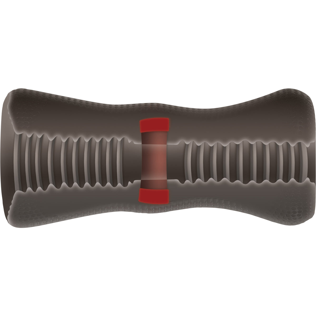 Zero Tolerance - The Vortex Soft Stroker with Vibrating Cock Ring (Black) - Black - Masturbator Soft Stroker (Non