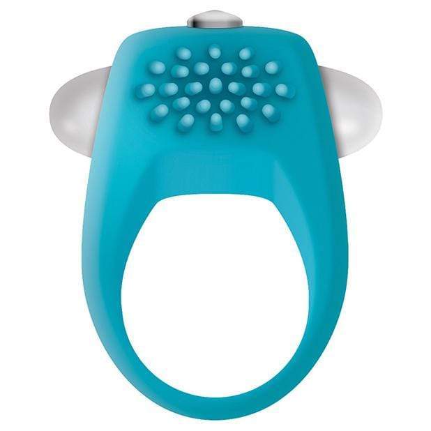Zero Tolerance - Teal Tickler Vibrating Cock Ring (Blue) Silicone Cock Ring (Vibration) Non Rechargeable 844477013282 CherryAffairs