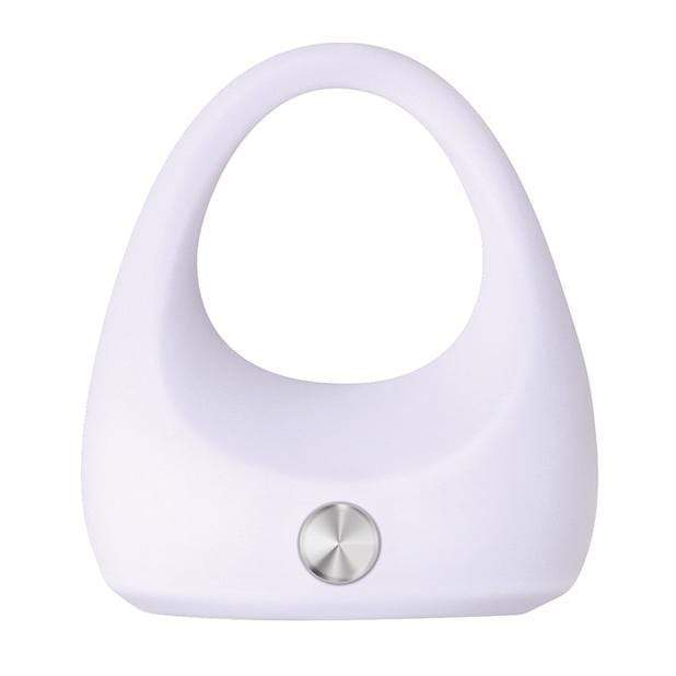 Zero Tolerance - White Lighting Vibrating Cock Ring (White) Silicone Cock Ring (Vibration) Non Rechargeable 844477013299 CherryAffairs