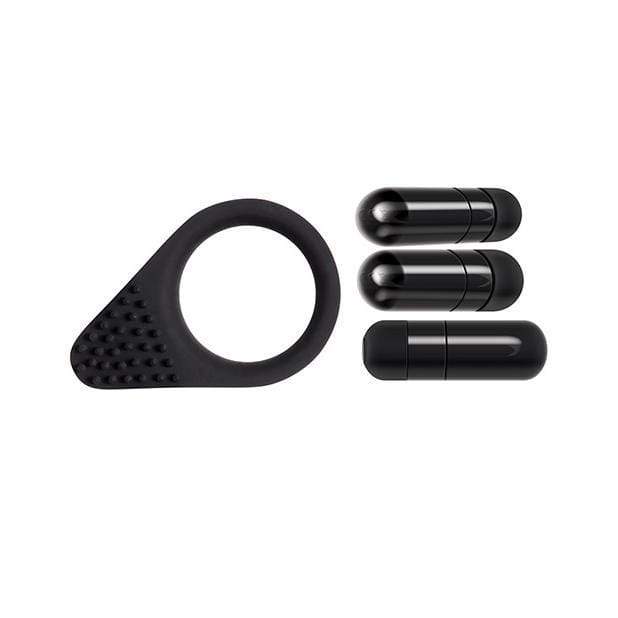 Zero Tolerance - Black Knight Vibrating Cock Ring (Black) Silicone Cock Ring (Vibration) Non Rechargeable 844477013305 CherryAffairs