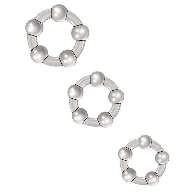 Zero Tolerance - Three Amigos Cock Rings (Clear) Rubber Cock Ring (Non Vibration) 844477013312 CherryAffairs