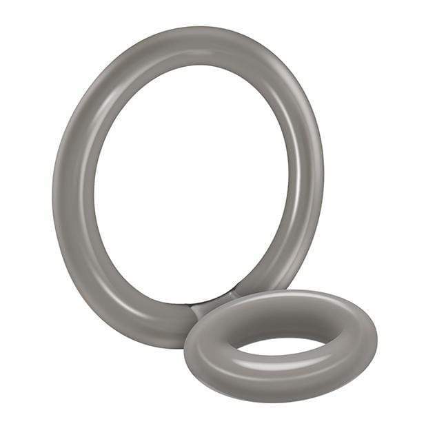 Zero Tolerance - Bullseye Cock Ring (Grey) Rubber Cock Ring (Non Vibration) 844477013329 CherryAffairs