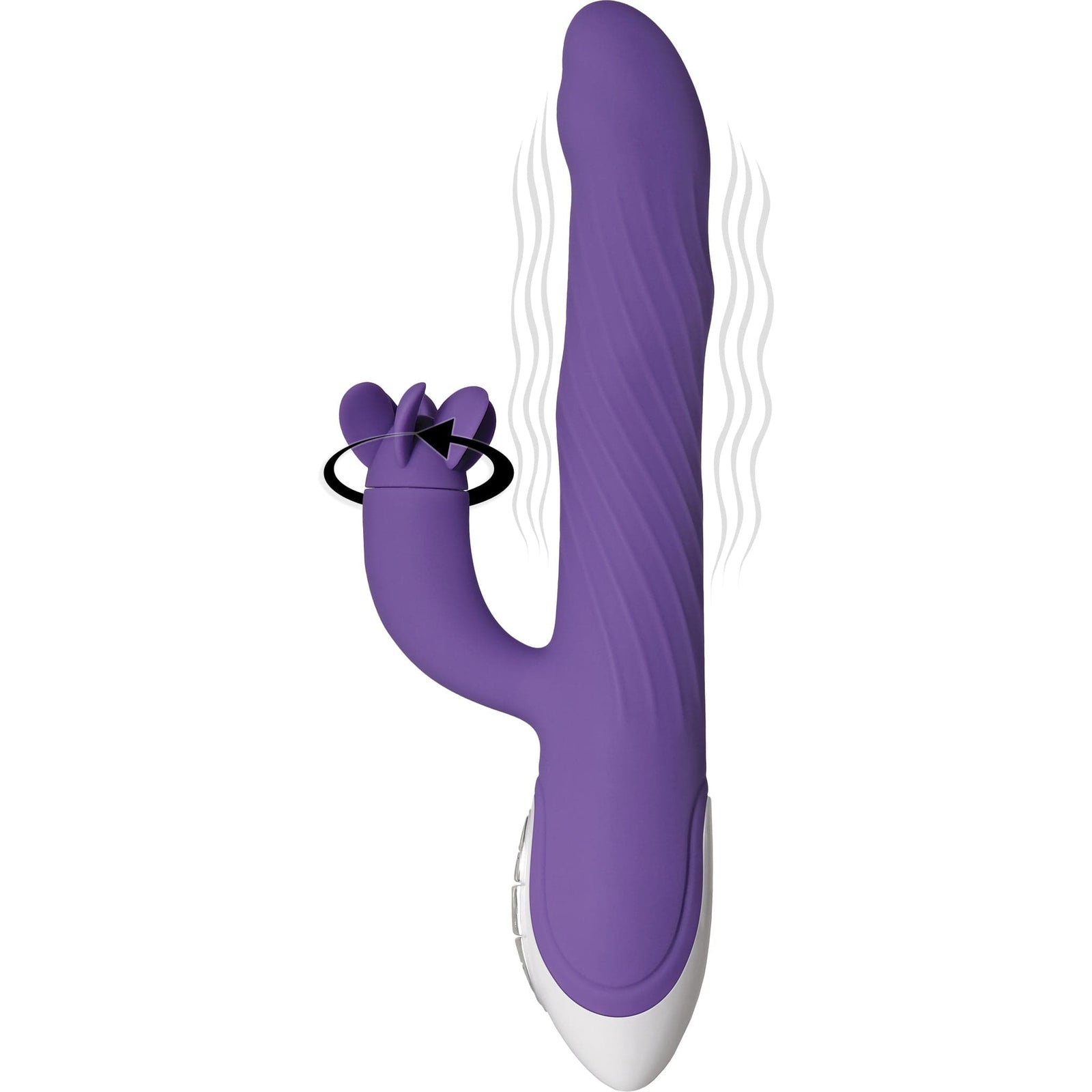 Evolved - Tilt O Whirl Rabbit Vibrator (Purple) Rabbit Dildo (Vibration) Rechargeable 844477013565 CherryAffairs