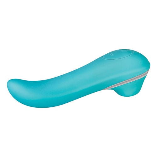 Adam & Eve - The French Kiss Her Suction Clitoral Stimulator (Teal) Clit Massager (Vibration) Rechargeable 625418390 CherryAffairs