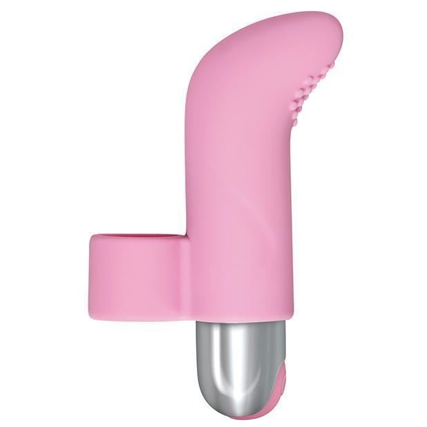 Adam & Eve - Silicone Rechargeable Finger Vibrator (Pink) Clit Massager (Vibration) Rechargeable 844477014111 CherryAffairs
