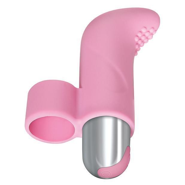 Adam & Eve - Silicone Rechargeable Finger Vibrator (Pink) Clit Massager (Vibration) Rechargeable 844477014111 CherryAffairs