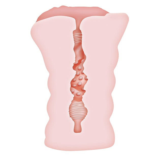 Adam & Eve - Juicy Lucy Self Lubricating Stroker Masturbator (Beige) Masturbator Vagina (Non Vibration) 625418402 CherryAffairs