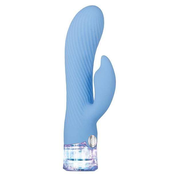 Evolved - Glitteriffic Rechargeable Rabbit Vibrator (Blue) Rabbit Dildo (Vibration) Rechargeable 844477014364 CherryAffairs
