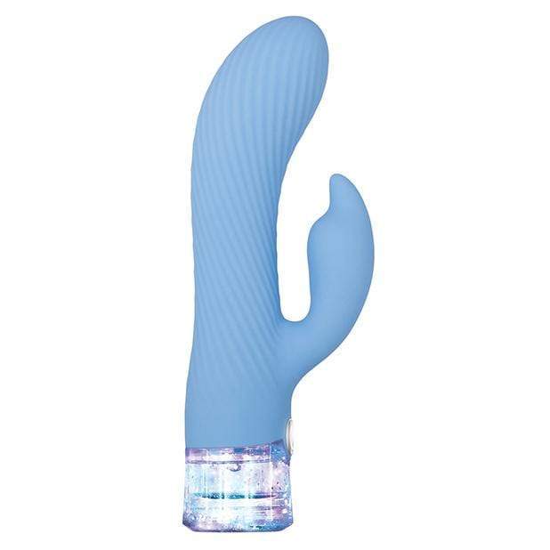 Evolved - Glitteriffic Rechargeable Rabbit Vibrator (Blue) Rabbit Dildo (Vibration) Rechargeable 844477014364 CherryAffairs