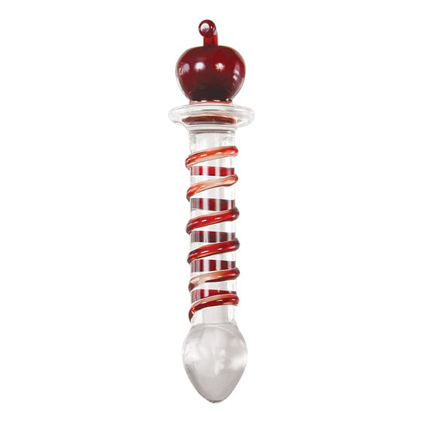 Adam & Eve - Eve's Twisted Crystal Glass Dildo (Red) Glass Dildo (Non Vibration) 625416092 CherryAffairs
